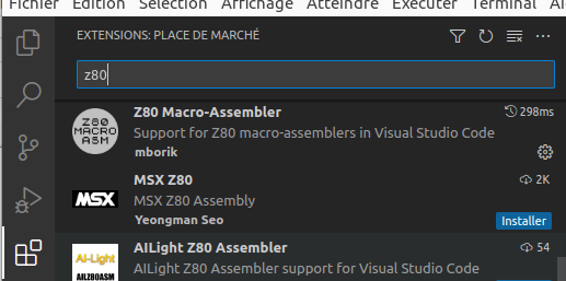 macro assembleur installation